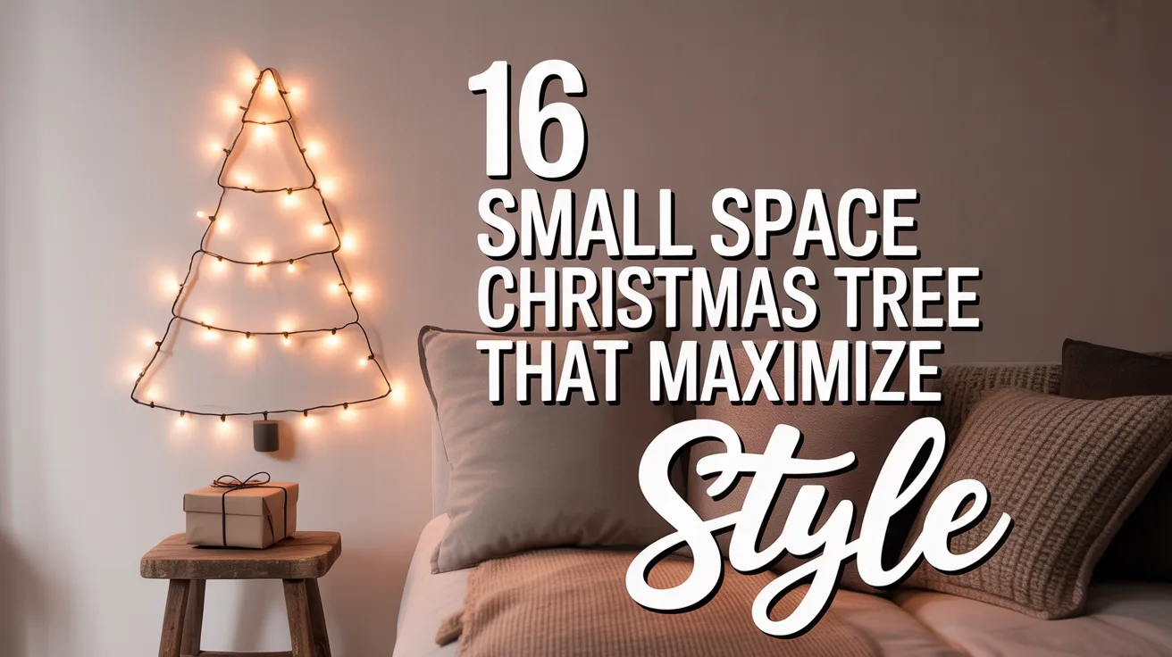 16 Small Space Christmas Tree Ideas That Maximize Style hero image