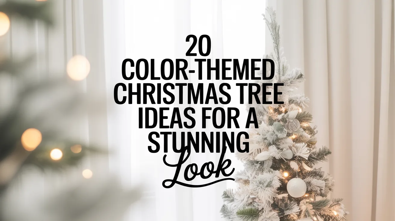 20 Color-Themed Christmas Tree Ideas for a Stunning Look hero image