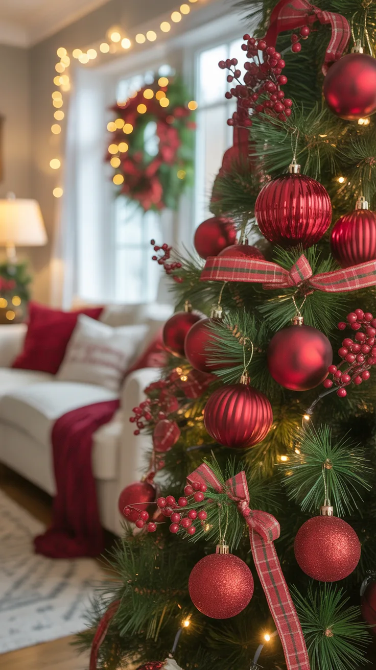 Traditional Red and Green illustrative image